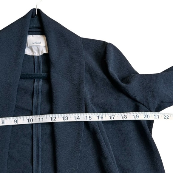 Aritzia Wilfred Chevalier Blazer- Black Size 4 - Picture 10 of 11